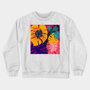 Aloha Flowers Pop Art Crewneck Sweatshirt